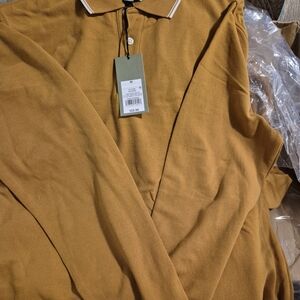 4!! Target Men's Mustard Yellow Polo Shirts